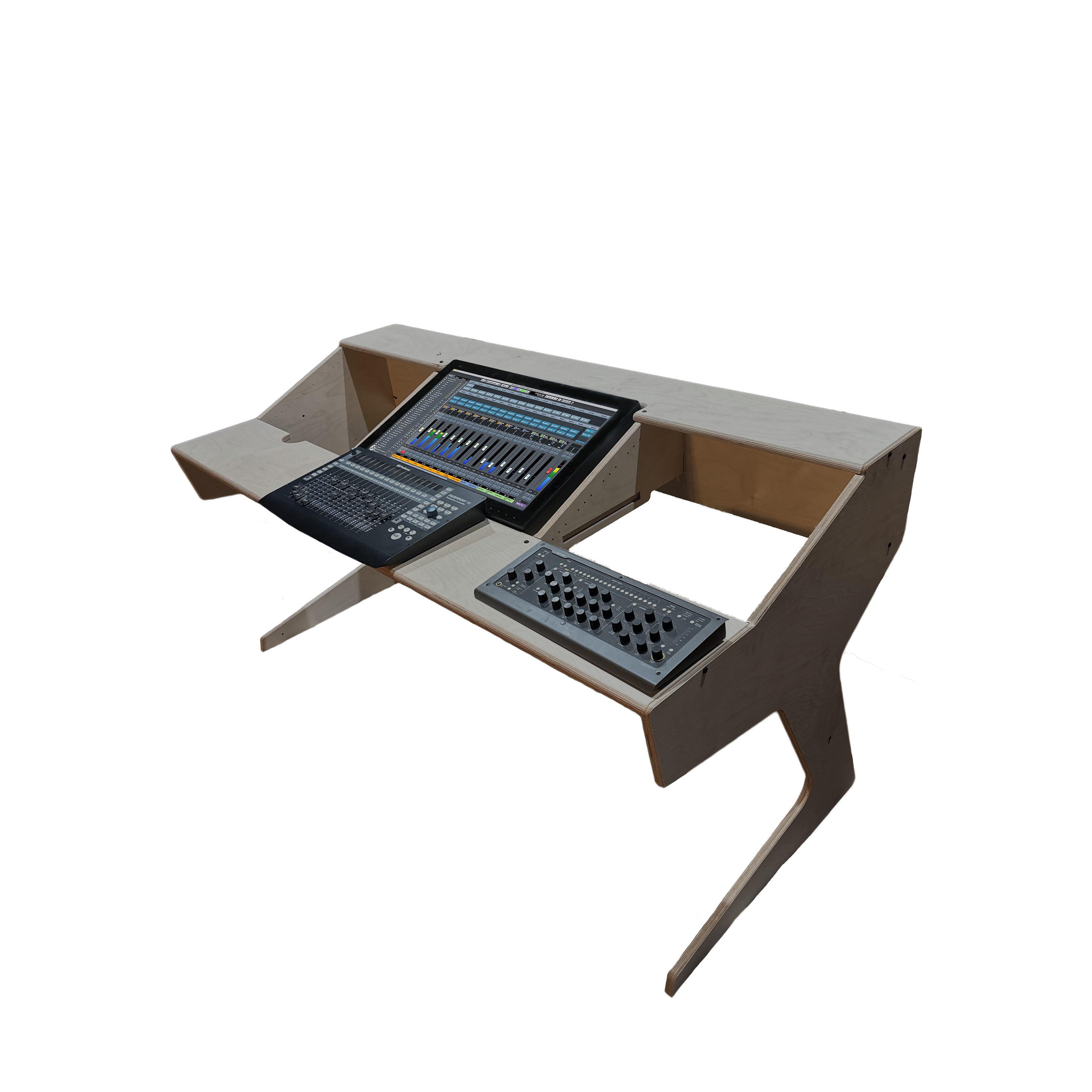 1 Monitor 2 Bay-Music Daw Recording Desk