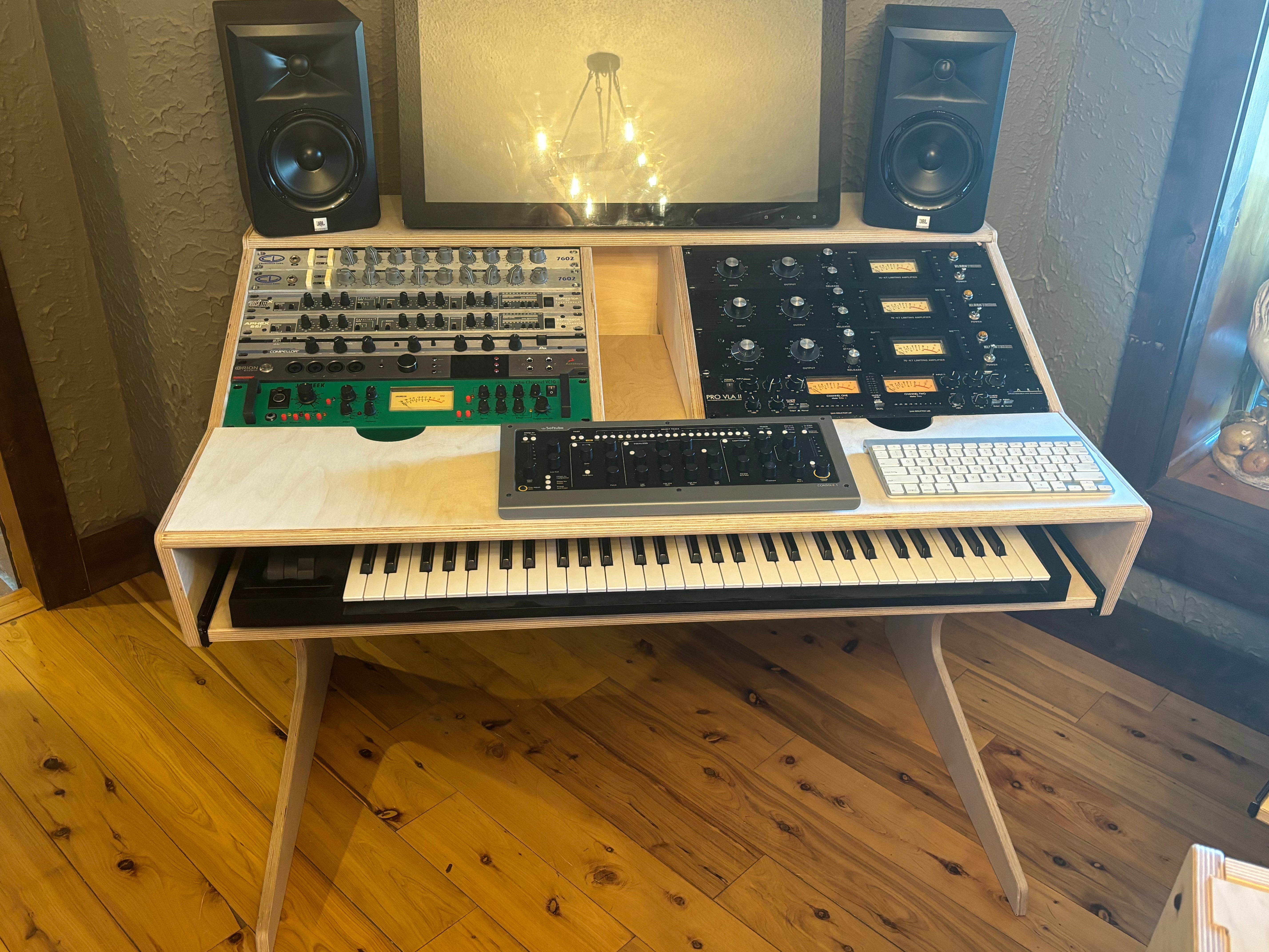 Hybrid Series 2 Bay Music Recording Daw Desk
